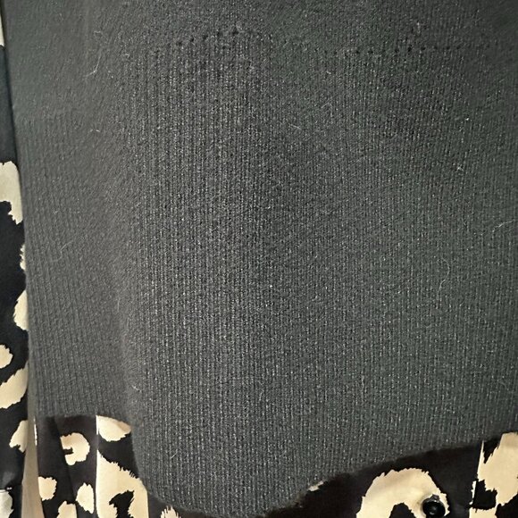 Ann Taylor Loft Black Scoop Neck Sleeveless Pullover Vest/Top, Size XL - Picture 8 of 11